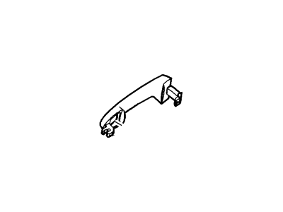 Mercury 8L8Z-7822404-BAPTM Handle Assy - Door - Outer