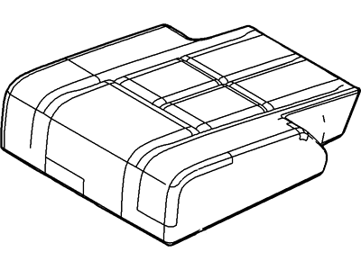 Ford 8L1Z-7863804-BA Cover Assy - Rear Seat Cushion