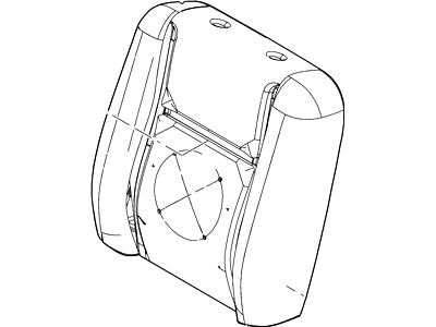 Ford 5W7Z-5464810-BA Pad 5W7Z-5464810-BA Ford Pad Illustration 1 of 1
