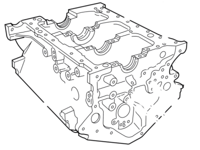 Mercury 5L2Z-6010-A Cylinder Block