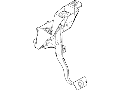 Ford BR3Z-2455-Q Pedal Assy - Brake