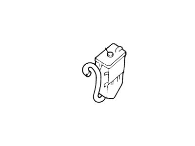 Mercury F3XY8A080A Tank Assembly Radiator Overflow/Reservoir