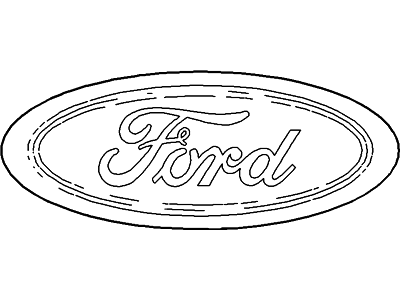 Ford BE8Z-1542528-A Name Plate