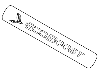 Ford DA8Z-7842528-B Name Plate DA8Z-7842528-B Ford Name Plate Illustration 1 of 1