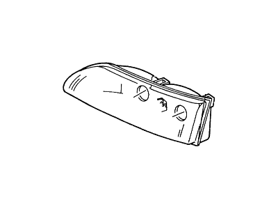 Mercury Grand Marquis Headlight - F5MY-13008-B