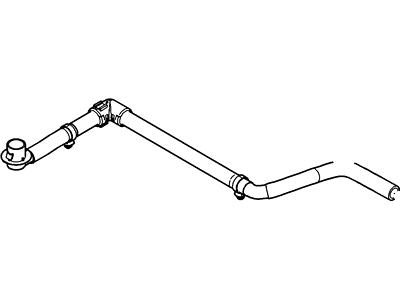 Ford BC3Z-9049-A Tube - Ventilation BC3Z-9049-A Ford Tube - Ventilation Illustration 1 of 1