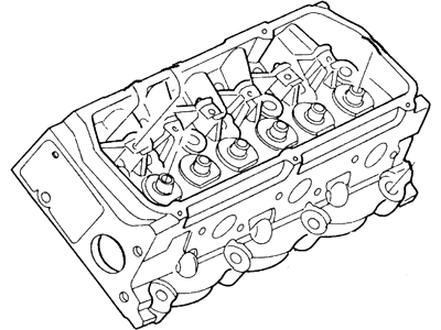 XL3Z-6049-DA Ford Cylinder Head Assembly Illustration 1 of 1