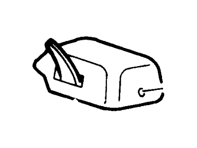 Mercury F4WY-66613C47-A Cover - Seat Belt Retractor