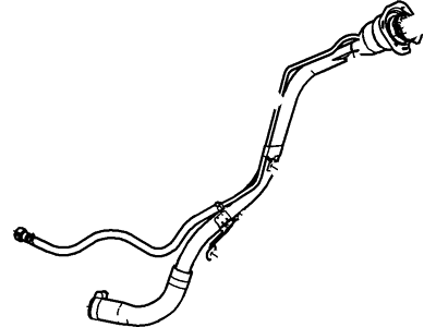 Ford 9L8Z-9034-A Pipe - Fuel Filler 9L8Z-9034-A Ford Pipe - Fuel Filler Illustration 1 of 1