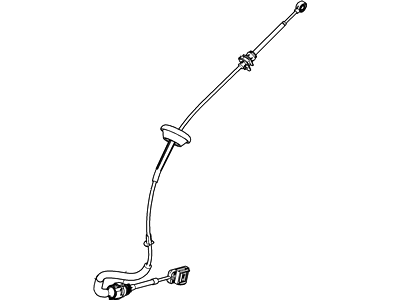 Ford 5L3Z-7E395-AA Cable Assembly - Selector Lever Control 5L3Z-7E395-AA Ford Cable Assembly - Selector Lever Control Illustration 1 of 1