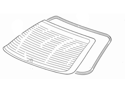 Mercury F5RZ-5442410-B Molding - Rear Window
