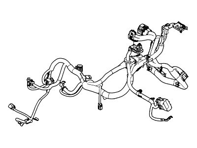 Ford DA8Z-14300-GB Positive Cable DA8Z-14300-GB Ford Positive Cable Illustration 1 of 1