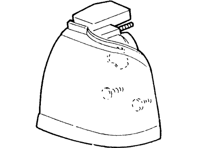 Mercury F4WY13404A Lamp Assembly Rear Stop And Turn