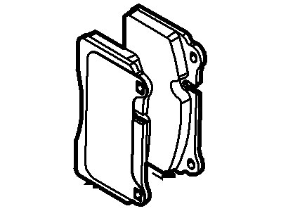 4G7Z-2001-AA Ford Kit - Brake Shoe Illustration 1 of 1