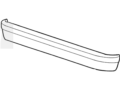 Ford F4UZ-17906-AA Bumper Assembly - Rear F4UZ-17906-AA Ford Bumper Assembly - Rear Illustration 1 of 1