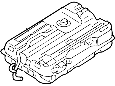 Mercury XF5Z-9002-AA Tank Assembly - Fuel