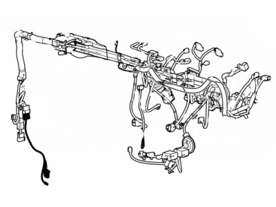 Ford 8C3Z-14401-EB Wiring Assembly - Main 8C3Z-14401-EB Ford Wiring Assembly - Main Illustration 1 of 1