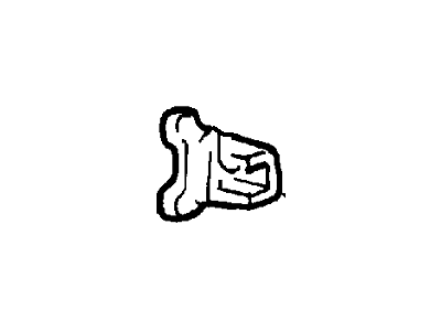 Ford F58Z-1622800-A Hinge Assembly F58Z-1622800-A Ford Hinge Assembly Illustration 1 of 1