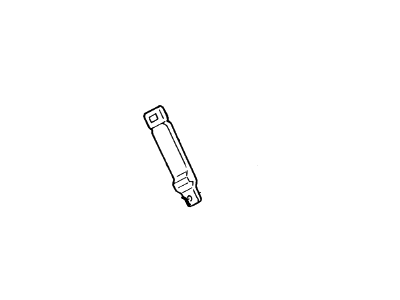 Ford F87Z-7861203-AAA Seat Belt Assembly, Driver Side F87Z-7861203-AAA Ford Seat Belt Assembly, Driver Side Illustration 1 of 1