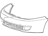 Mercury Cougar Bumper Cover - 1S8Z-17D957-AA Bumper Cover, Front