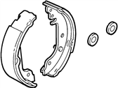 Mercury Brake Shoe Set - XS7Z-2200-AA Brake Pads