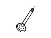 Lincoln LS Exhaust Valve - 1W4Z-6505-AA Exhaust Valve