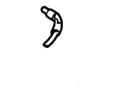 Ford Windstar Antenna Cable - XF2Z-18812-AA Antenna Cable