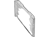 Lincoln Continental Radiator - XF3Z-8005-AA Radiator Assembly