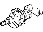 Lincoln Crankshaft - F1AZ-6303-ARM Crankshaft