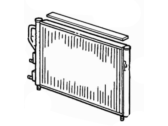 Mercury A/C Condenser - XW2Z-19712-AA Condenser