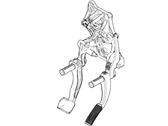Mercury Monterey Brake Pedal - 3F2Z-2455-BA Pedal Assembly