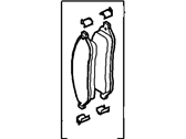 Mercury Monterey Brake Pads - 6F2Z-2001-S Brake Pads