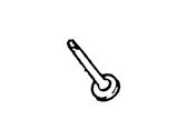 Lincoln Exhaust Valve - F1AZ-6505-A Exhaust Valve