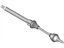 Ford AE8Z-3B436-C Shaft - Front Axle, Passenger Side Ford AE8Z-3B436-C Shaft - Front Axle, Passenger Side