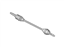 Ford EJ7Z-4K138-A Shaft Assembly Ford EJ7Z-4K138-A Shaft Assembly