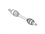 Ford 6E5Z-3A427-A Shaft - Front Axle, Driver Side Ford 6E5Z-3A427-A Shaft - Front Axle, Driver Side