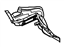 Ford 8A5Z-5445115-A Trough - Luggage Compartment Drain, Driver Side Ford 8A5Z-5445115-A Trough - Luggage Compartment Drain, Driver Side