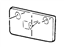 Ford 1L5Z-17A385-BAA Bracket - License Plate, Front Ford 1L5Z-17A385-BAA Bracket - License Plate, Front