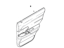 Ford 9W7Z-5427406-DC Panel Assembly - Door Trim, Passenger Side Ford 9W7Z-5427406-DC Panel Assembly - Door Trim, Passenger Side