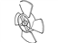 Ford E1ZZ8600B Fan Blade Ford E1ZZ8600B Fan Blade
