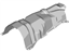 Ford DV6Z-1711434-A Heat Shield, Center