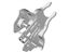 Ford CA6Z-7515-D Lever Assembly - Clutch Release Ford CA6Z-7515-D Lever Assembly - Clutch Release