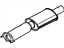 Ford 7H6Z-5A289-AA Resonator Assembly Ford 7H6Z-5A289-AA Resonator Assembly