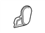 Ford 8C3Z-2661346-BA Cover - Seat Back Latch, Passenger Side Ford 8C3Z-2661346-BA Cover - Seat Back Latch, Passenger Side