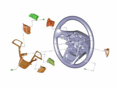 Lincoln JL7Z-3600-GA Wheel Assy - Steering