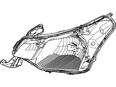 Ford 8S4Z-13008-ECP Headlamp Assy