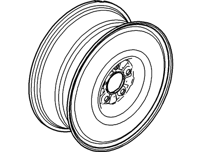 Ford F4ZZ-1K007-C Wheel Assembly