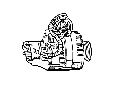 Mercury F77Z-10346-ABRM Alternator Assy                    