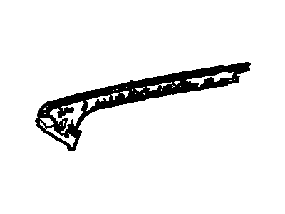 Ford BB5Z-7803137-BA Moulding - Windshield, Front Lower Driver Side