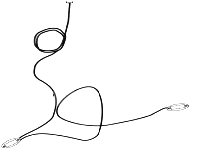 Ford 8S4Z-14A318-D Wire Assy